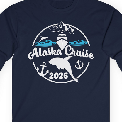 Alaska Cruise 2026 Shirt Long Sleeve Shirt – Alaska Cruise Shirts Close Up