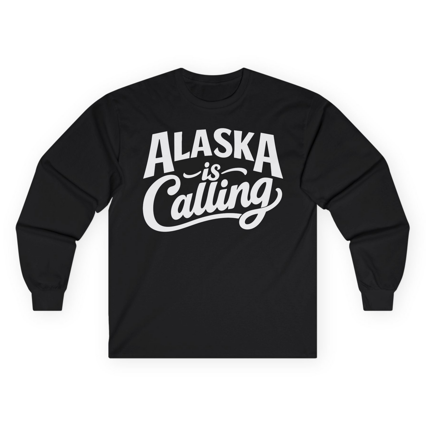 Alaska Is Calling long sleeve shirt Long Sleeve Shirt – Black – Alaska Cruise Shirts