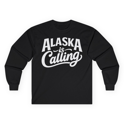 Alaska Is Calling long sleeve shirt Long Sleeve Shirt – Black – Alaska Cruise Shirts