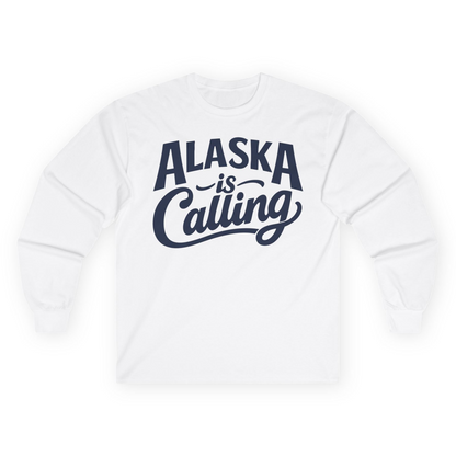Alaska Is Calling long sleeve shirt Long Sleeve Shirt – White – Alaska Cruise Shirts