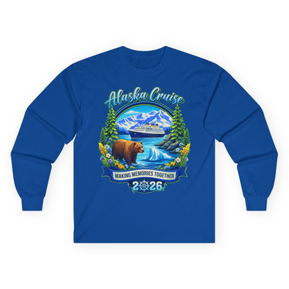Alaska Cruise 2026 Family long sleeve shirt Long Sleeve Shirt – Royal – Alaska Cruise Shirts