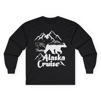 Alaska Cruise Shirt Long Sleeve Shirt – Black – Alaska Cruise Shirts