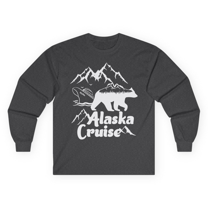 Alaska Cruise Shirt Long Sleeve Shirt – Dark Heather – Alaska Cruise Shirts
