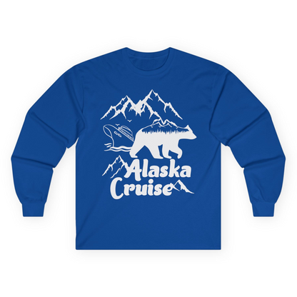Alaska Cruise Shirt Long Sleeve Shirt – Royal – Alaska Cruise Shirts