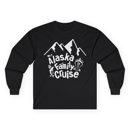 Alaska Family Cruise Adventure Shirt Long Sleeve Shirt – Black – Alaska Cruise Shirts