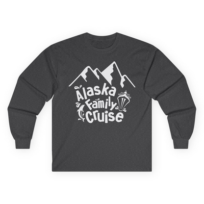 Alaska Family Cruise Adventure Shirt Long Sleeve Shirt – Dark Heather – Alaska Cruise Shirts