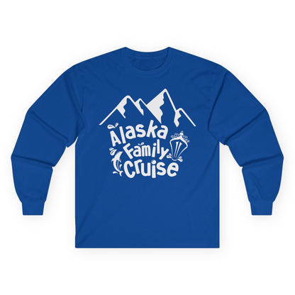 Alaska Family Cruise Adventure Shirt Long Sleeve Shirt – Royal – Alaska Cruise Shirts