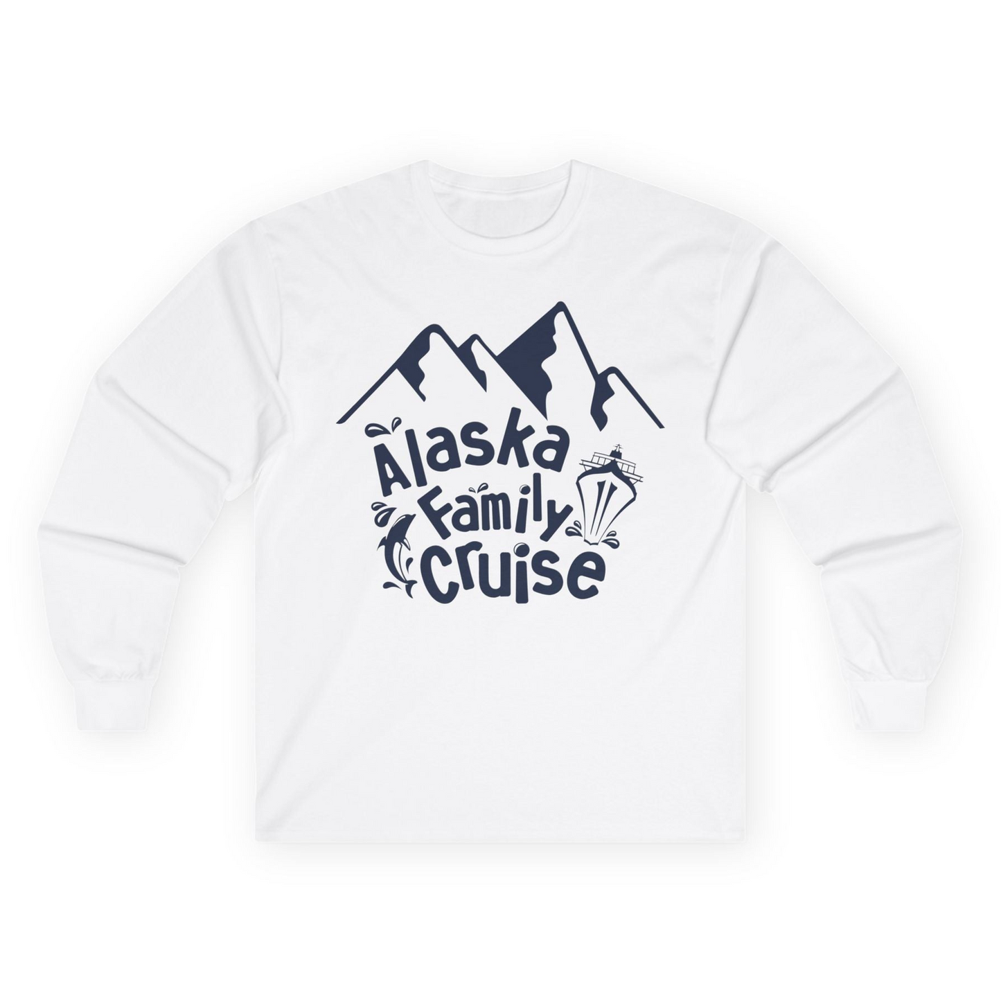 Alaska Family Cruise Adventure Shirt Long Sleeve Shirt – White – Alaska Cruise Shirts
