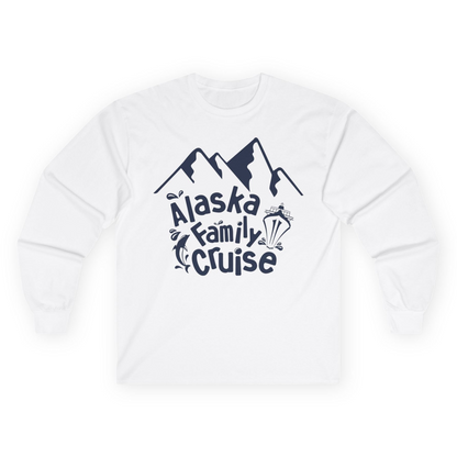 Alaska Family Cruise Adventure Shirt Long Sleeve Shirt – White – Alaska Cruise Shirts