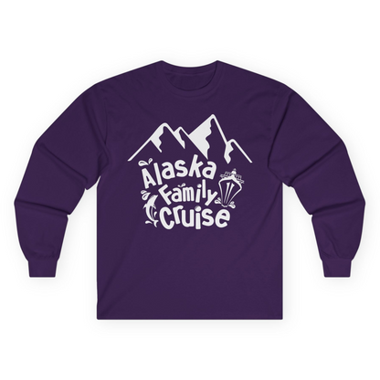 Alaska Family Cruise Adventure Shirt Long Sleeve Shirt – Purple – Alaska Cruise Shirts