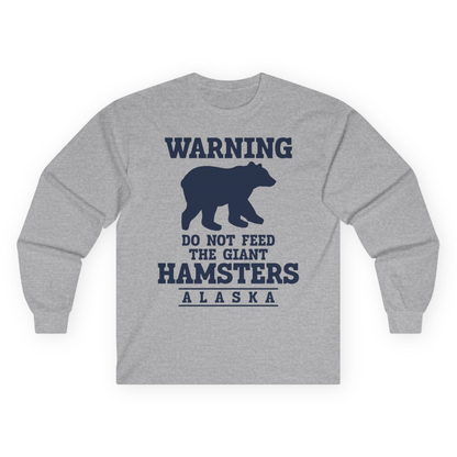 Funny Alaska Bear Warning Shirt Long Sleeve Shirt – Unknown – Alaska Cruise Shirts