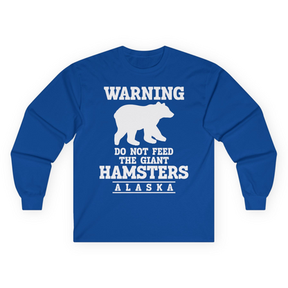 Funny Alaska Bear Warning Shirt Long Sleeve Shirt – Unknown – Alaska Cruise Shirts