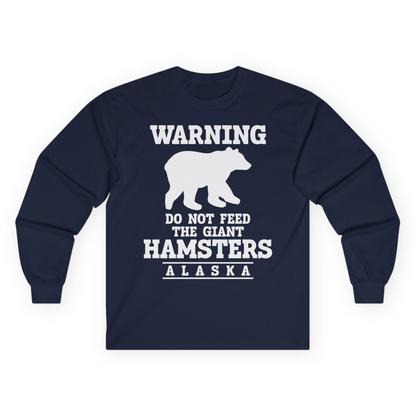 Funny Alaska Bear Warning Shirt Long Sleeve Shirt – Unknown – Alaska Cruise Shirts