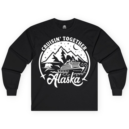 Alaska Cruise Adventure Shirt Long Sleeve Shirt – Black – Alaska Cruise Shirts