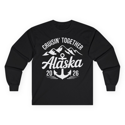 Alaska Cruise Shirt Long Sleeve Shirt – Black – Alaska Cruise Shirts