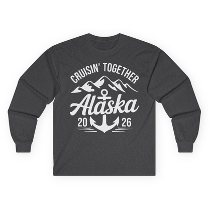 Alaska Cruise Shirt Long Sleeve Shirt – Dark Heather – Alaska Cruise Shirts
