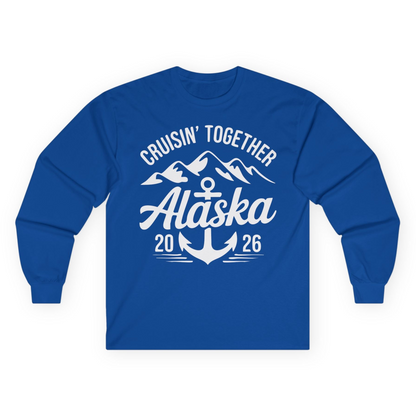Alaska Cruise Shirt Long Sleeve Shirt – Royal – Alaska Cruise Shirts