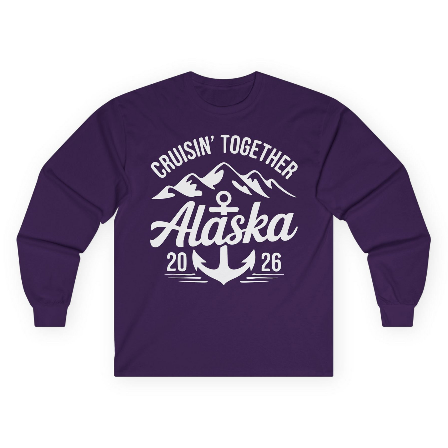 Alaska Cruise Shirt Long Sleeve Shirt – Purple – Alaska Cruise Shirts