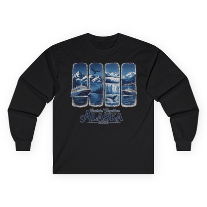 Alaska Cruise Adventure Shirt Long Sleeve Shirt – Black – Alaska Cruise Shirts