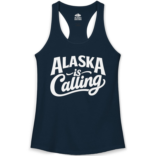 Alaska Is Calling Shirt Ladies Tank Top – Alaska Cruise Shirts