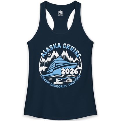 Alaska Cruise 2026 Adventure Shirt Ladies Tank Top – Alaska Cruise Shirts
