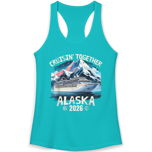 Alaska Cruise 2026 Shirt Ladies Tank Top – Alaska Cruise Shirts
