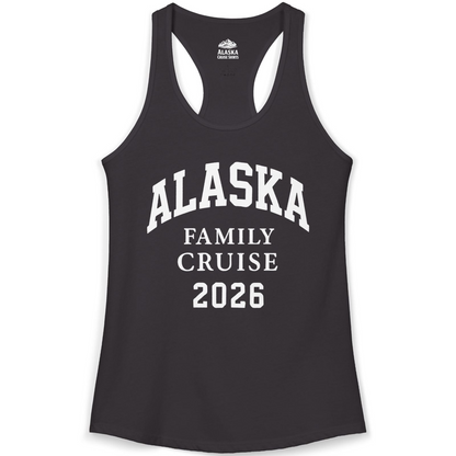 Alaska Family Cruise 2026 Matching Vacation Shirt for Groups — Ladies Tank Ladies Tank Top – Alaska Cruise Shirts