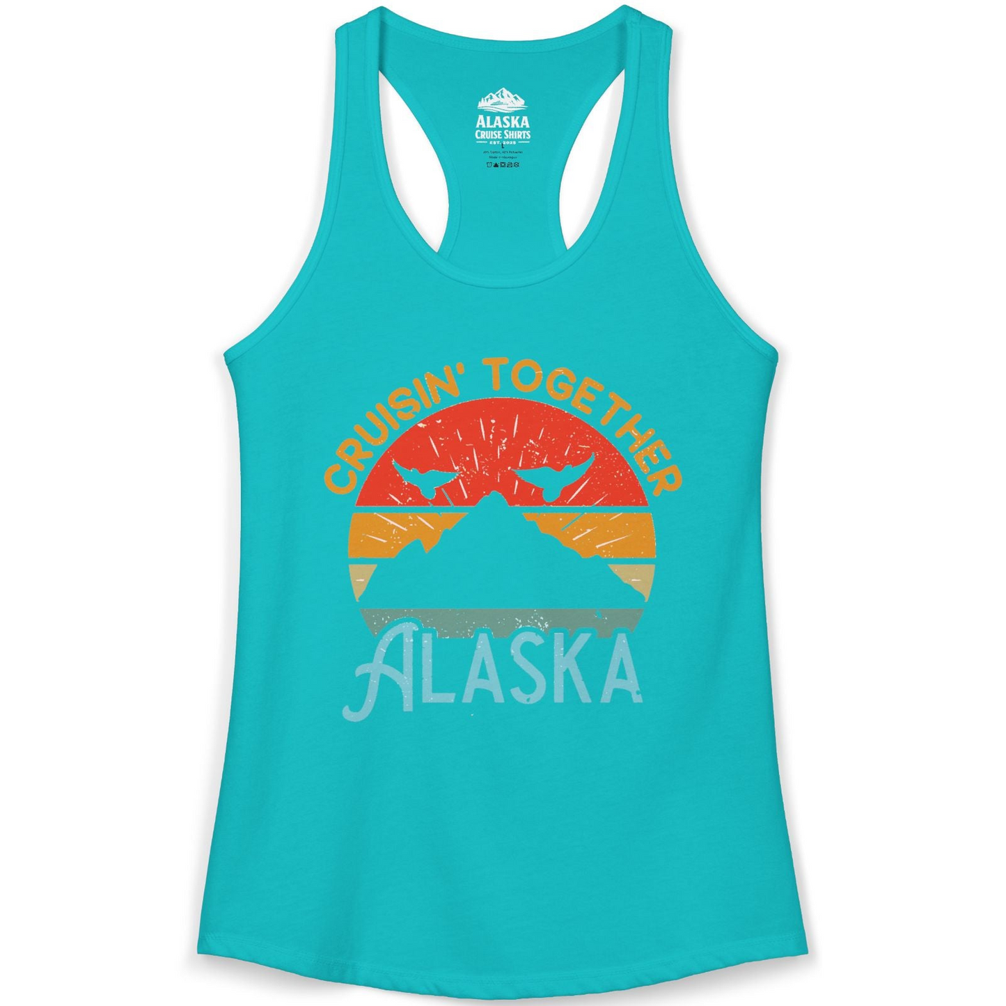 Retro Alaska Cruise Shirt Ladies Tank Top – Alaska Cruise Shirts