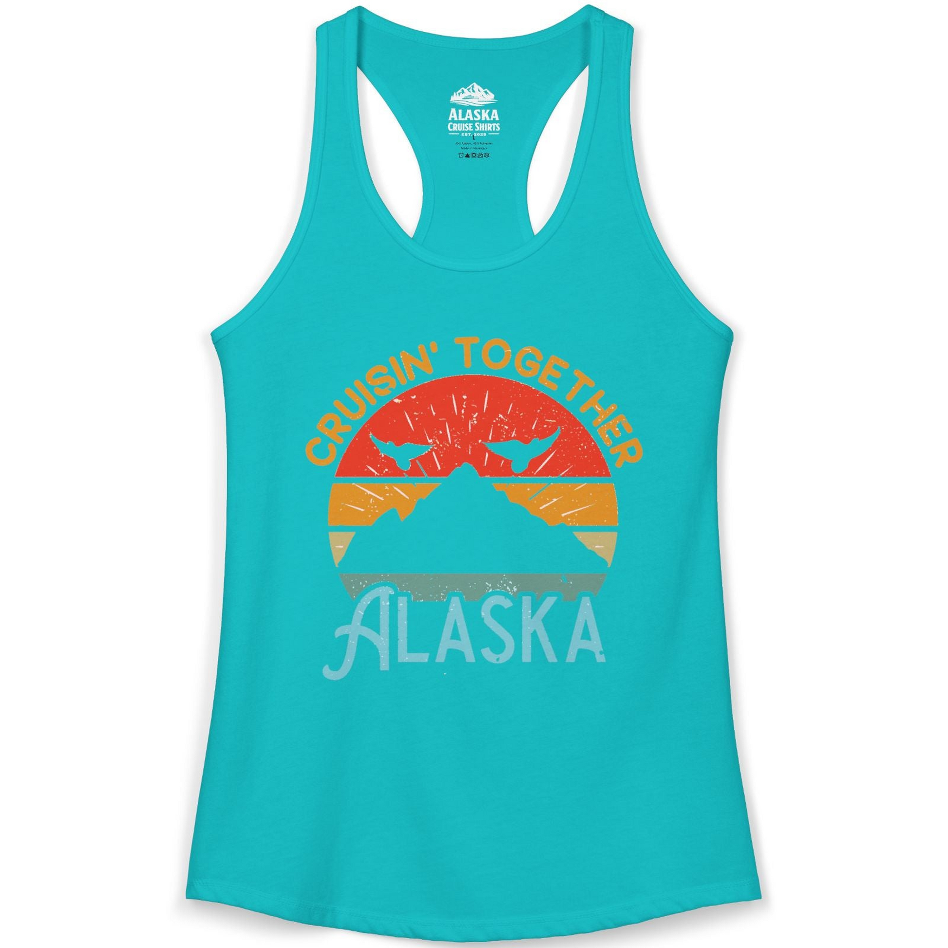Retro Alaska Cruise Shirt Ladies Tank Top – Alaska Cruise Shirts