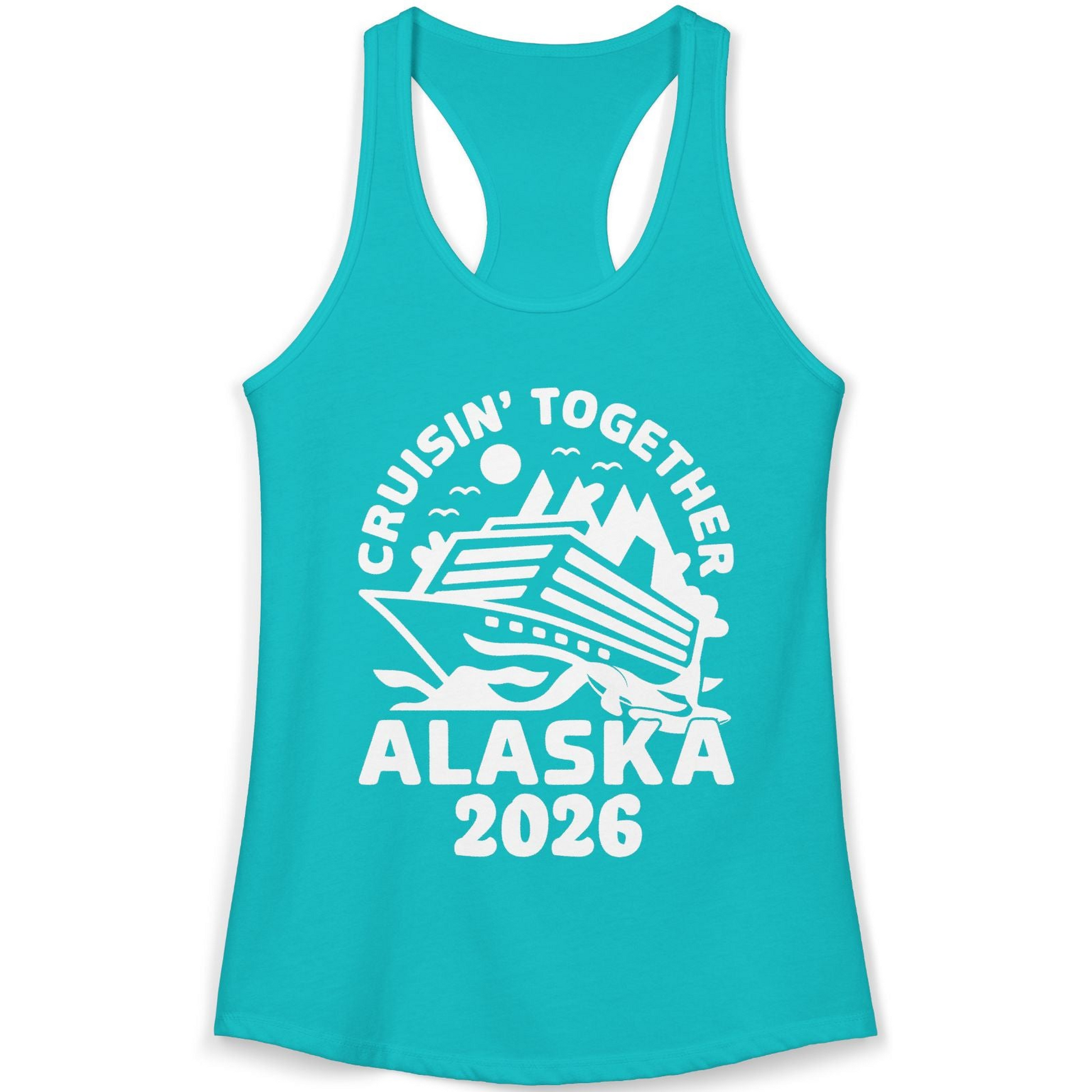 Cruisin Together Alaska Cruise Shirt Ladies Tank Top – Alaska Cruise Shirts