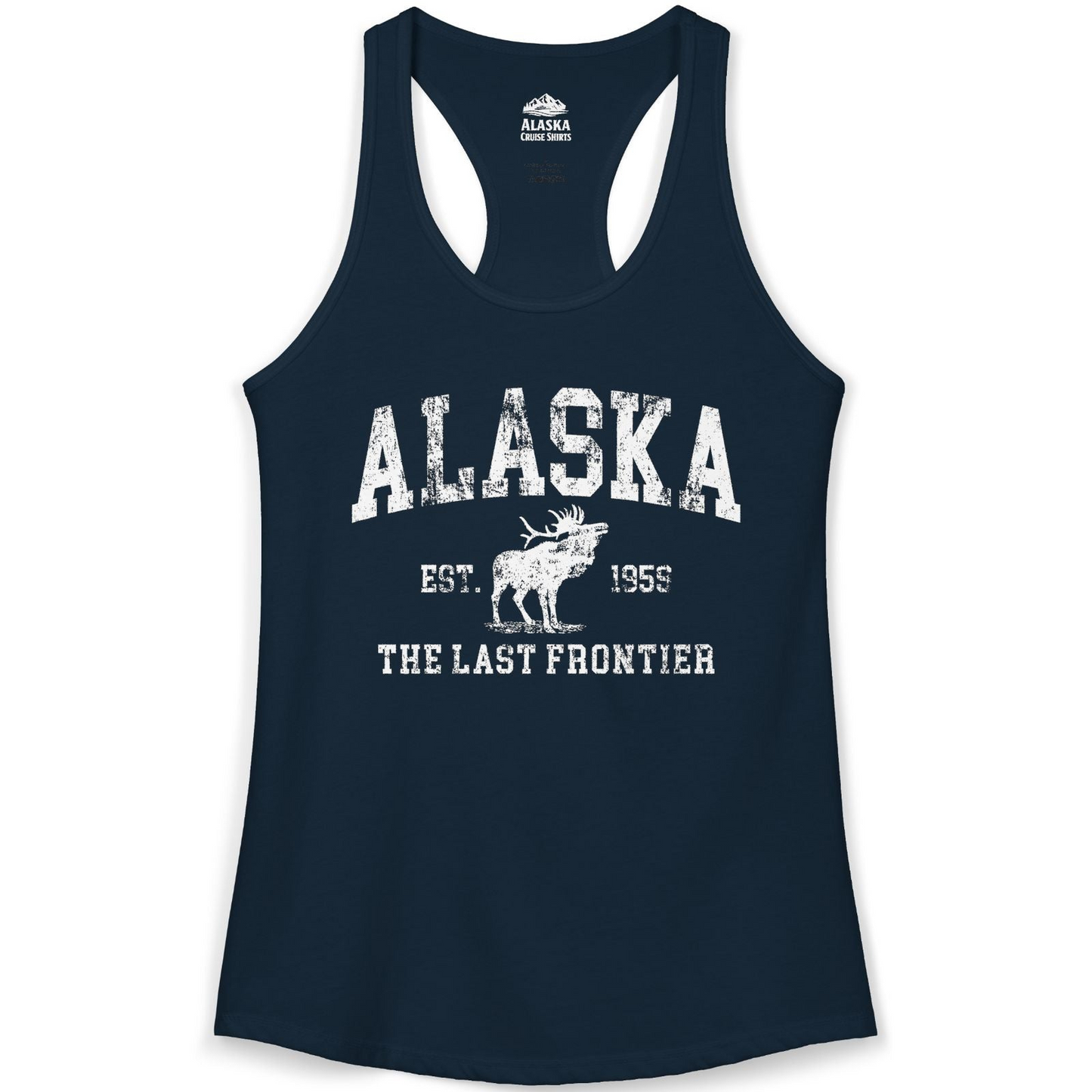 Vintage Alaska Moose Shirt Ladies Tank Top – Alaska Cruise Shirts