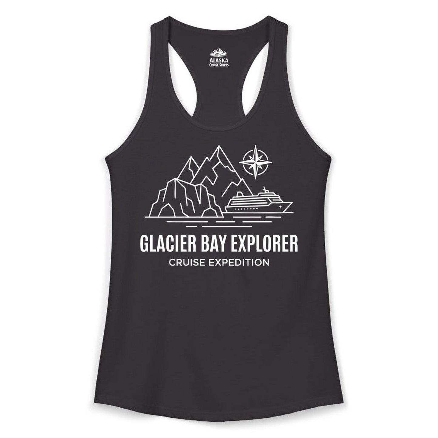 Glacier Bay Alaska Cruise Shirt Ladies Tank Top – Alaska Cruise Shirts