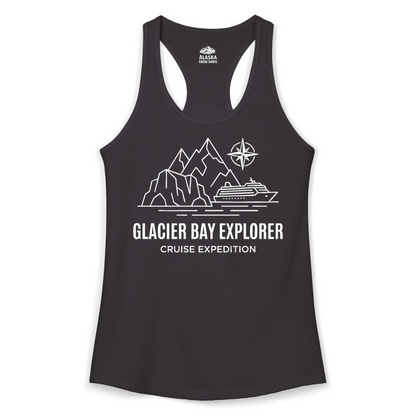 Glacier Bay Alaska Cruise Shirt Ladies Tank Top – Alaska Cruise Shirts