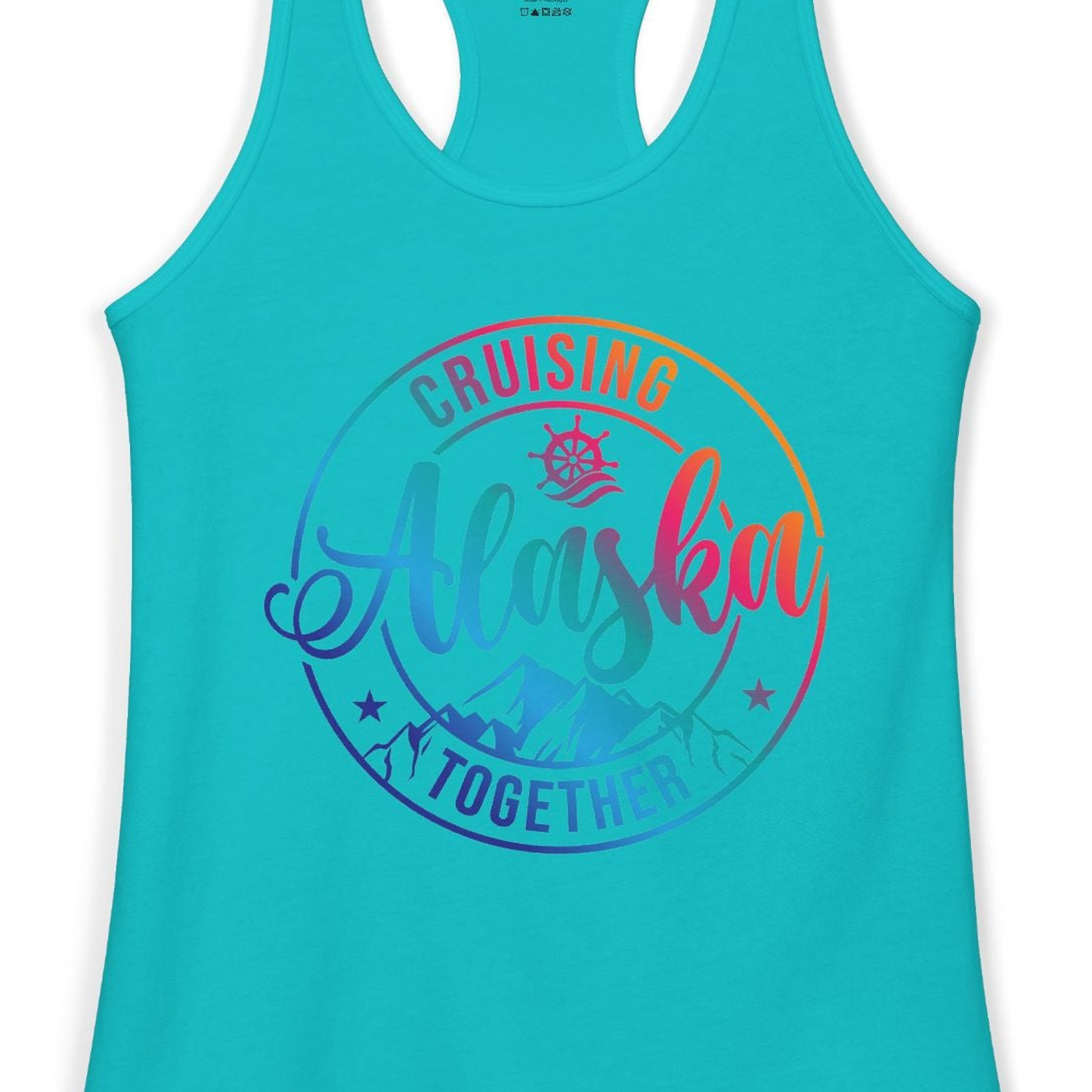 Cruising Alaska Together Shirt Ladies Tank Top – Alaska Cruise Shirts Close Up