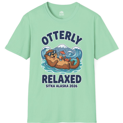 Otterly Relaxed Sitka Alaska 2026 Vacation Souvenir Shirt – Mint Green – Alaska Cruise Shirts
