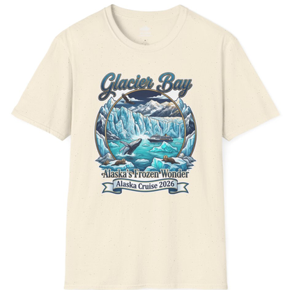 Glacier Bay Alaska Cruise 2026 Wildlife Adventure Souvenir Shirt – Natural – Alaska Cruise Shirts