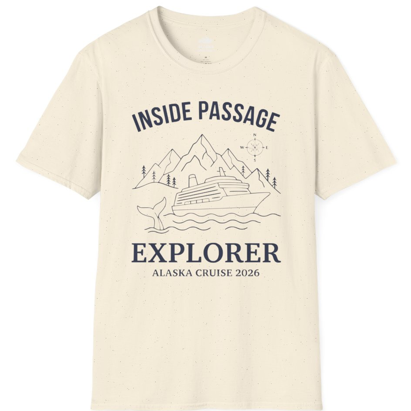 Inside Passage Explorer Alaska Cruise Adventure 2026 Shirt – Natural – Alaska Cruise Shirts