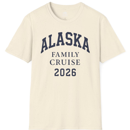 Alaska Family Cruise 2026 Matching Vacation Shirt for Groups – Natural – Alaska Cruise Shirts