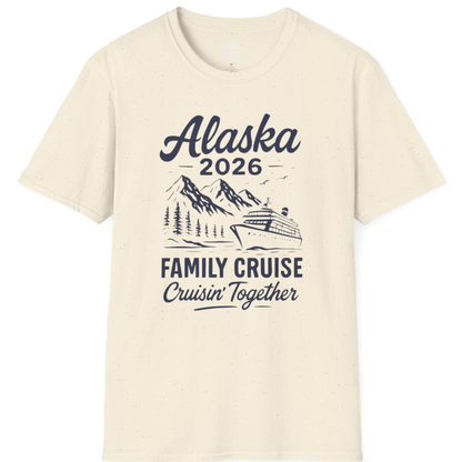 Alaska Family Cruise 2026 Cruisin Together Matching Shirt – Natural – Alaska Cruise Shirts