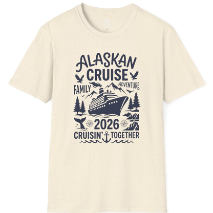 Alaska Cruise Family Adventure 2026 Cruisin Together Shirt – Natural – Alaska Cruise Shirts