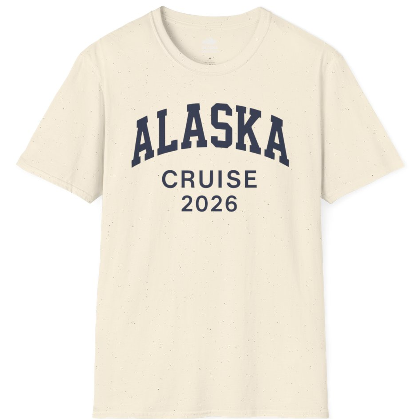 Alaska Cruise 2026 Bold Collegiate Vacation Travel Shirt – Natural – Alaska Cruise Shirts
