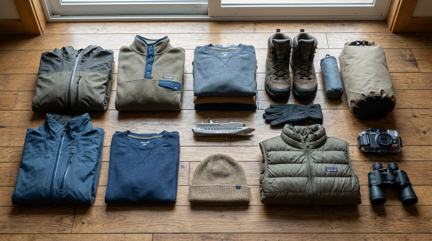 What to Pack for an Alaska Cruise on Norwegian Bliss: Essential Clothing and Gear - Alaska cruise travel guide