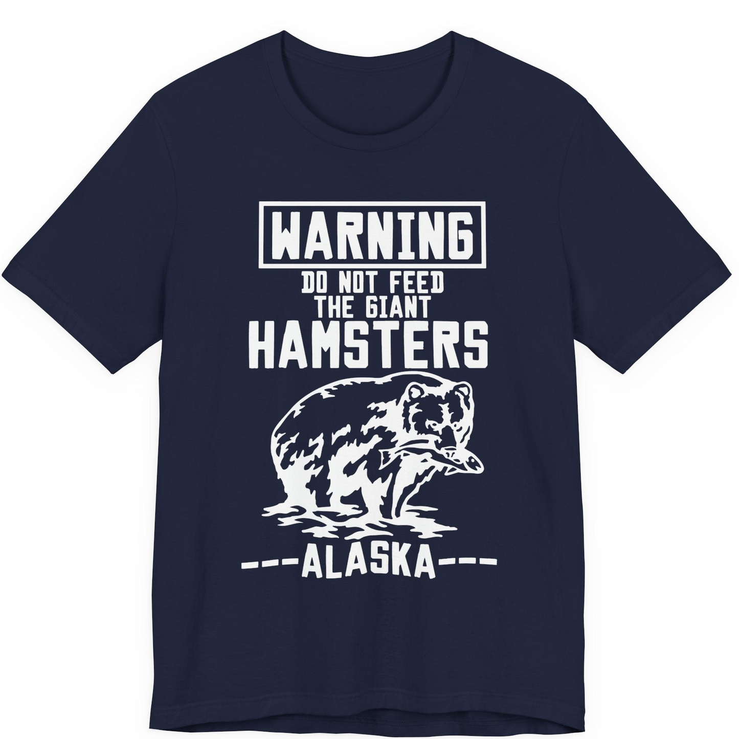 Funny Alaska Bear Warning Sign Shirt Premium T-Shirt – Alaska Cruise Shirts
