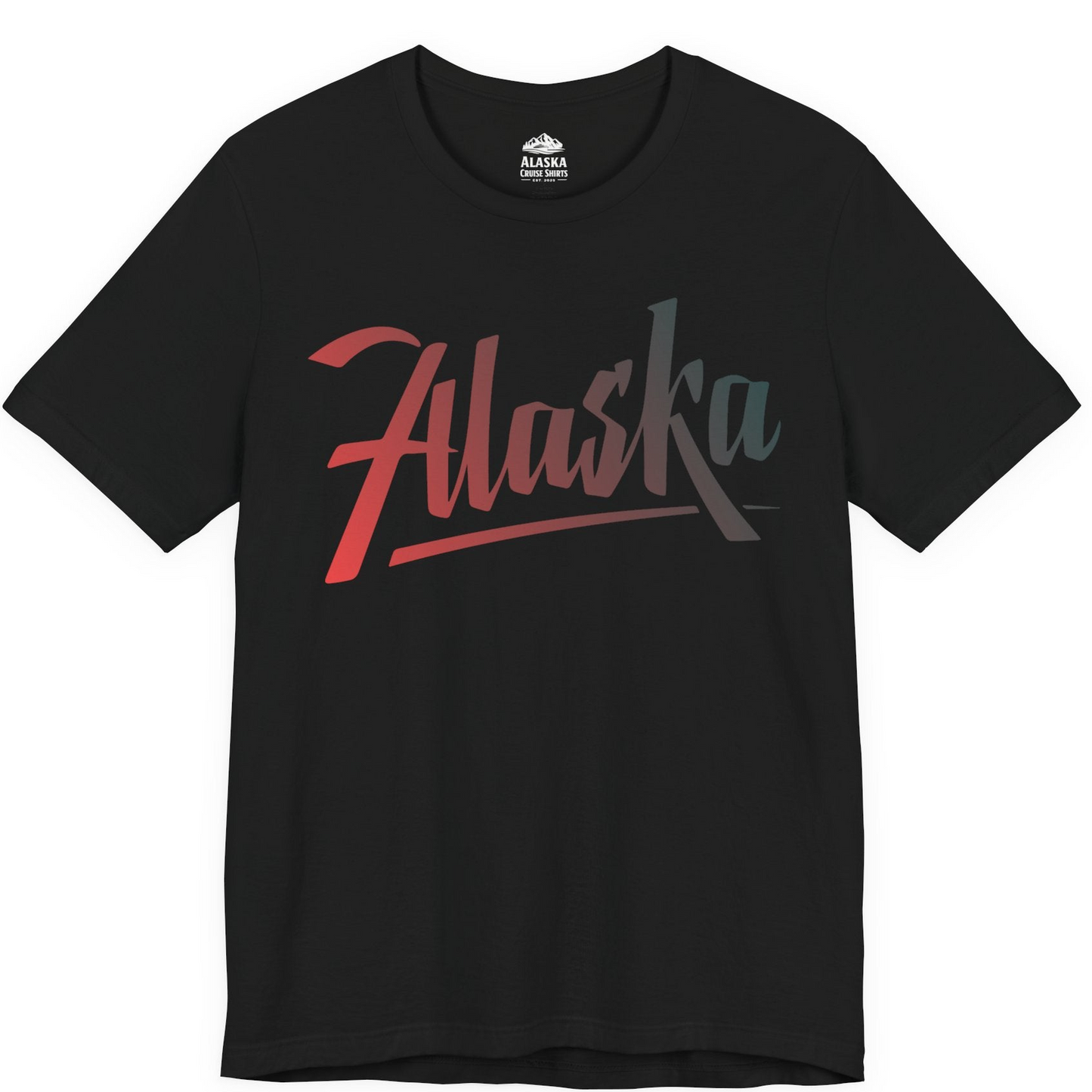 Alaska Script Wordmark Shirt Premium T-Shirt – Alaska Cruise Shirts