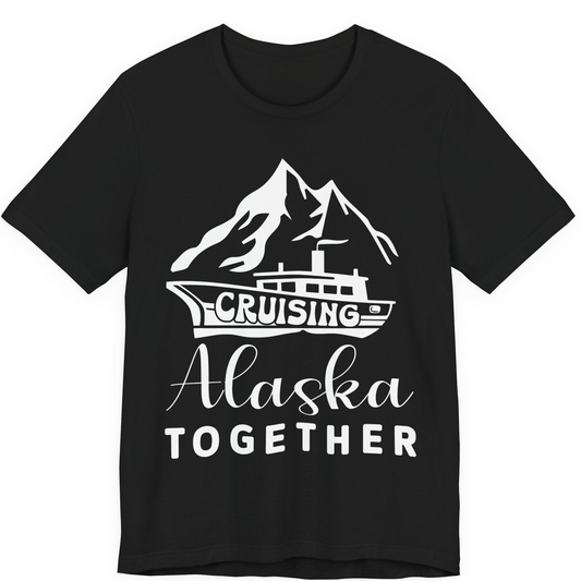 Cruising Alaska Together Mountains and Ship Family Cruise Shirt — Premium Tee Premium T-Shirt – Alaska Cruise Shirts