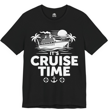 It’s Cruise Time Bold Nautical Vacation Shirt for Cruise Enthusiasts — Premium Tee Premium T-Shirt – Alaska Cruise Shirts