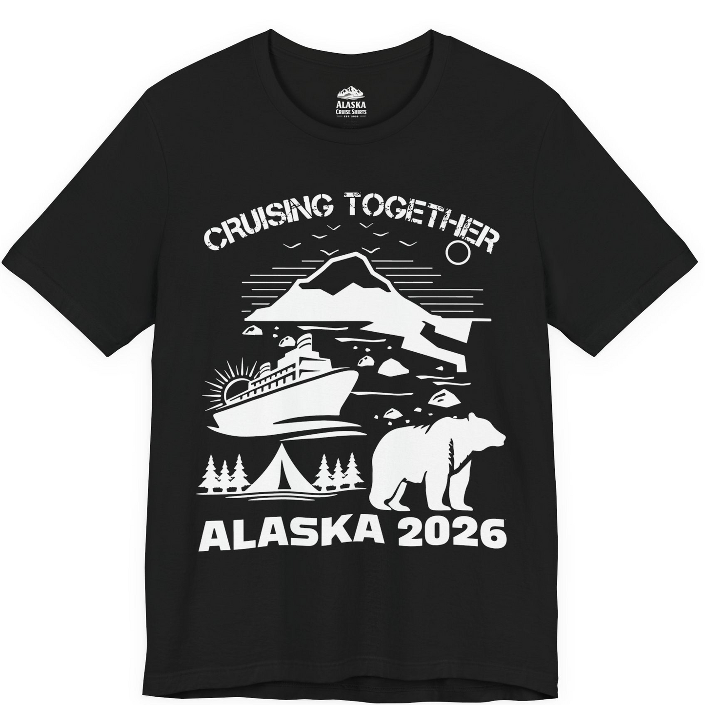 Alaska Cruise 2026 Family Adventure Bear Mountain Nature Shirt — Premium Tee Premium T-Shirt – Alaska Cruise Shirts