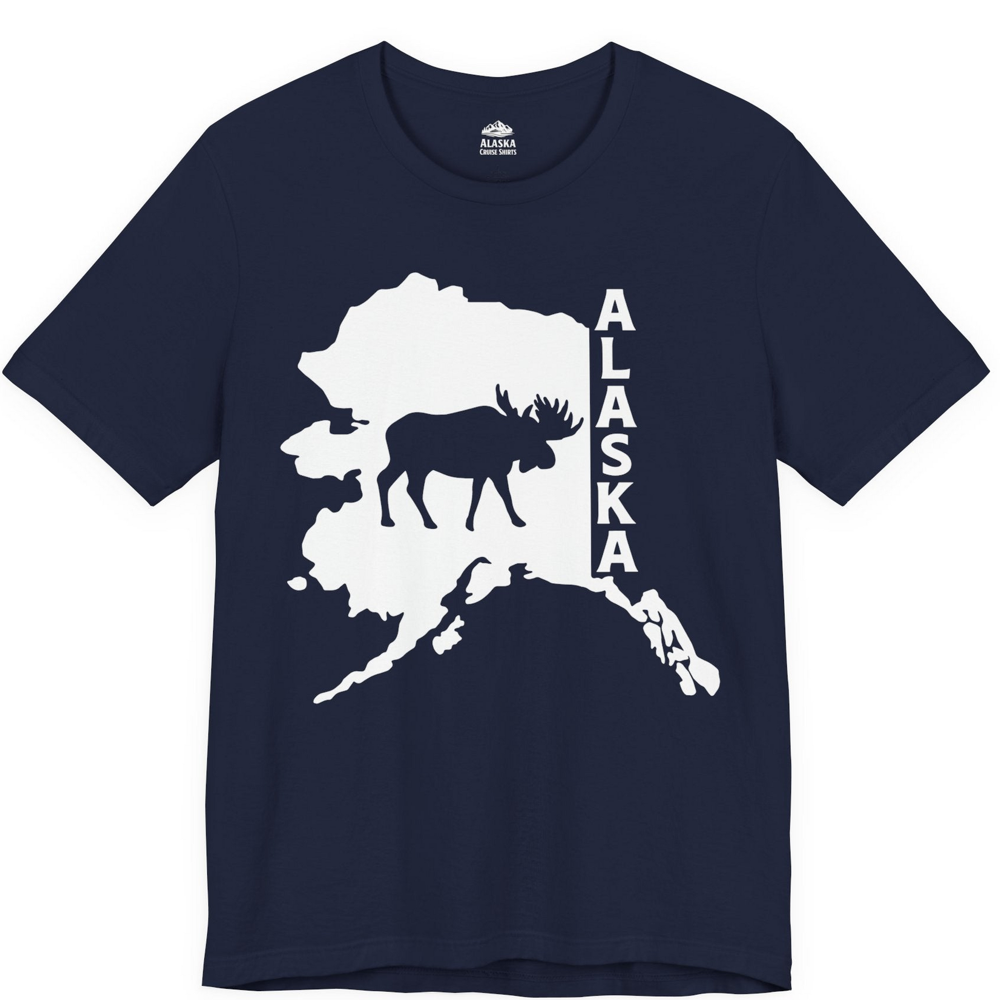 Alaska Moose Silhouette Shirt Premium T-Shirt – Alaska Cruise Shirts