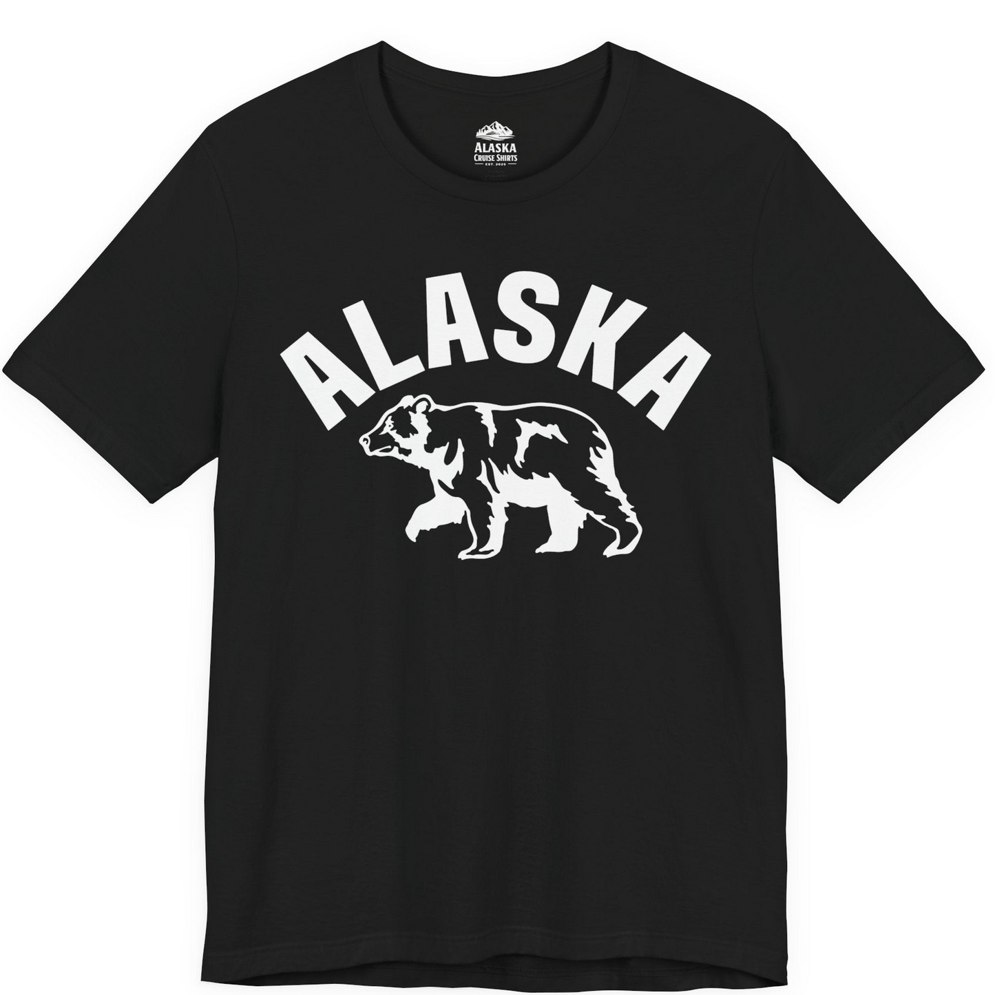 Alaska Bear Silhouette Wildlife Shirt Premium T-Shirt – Alaska Cruise Shirts