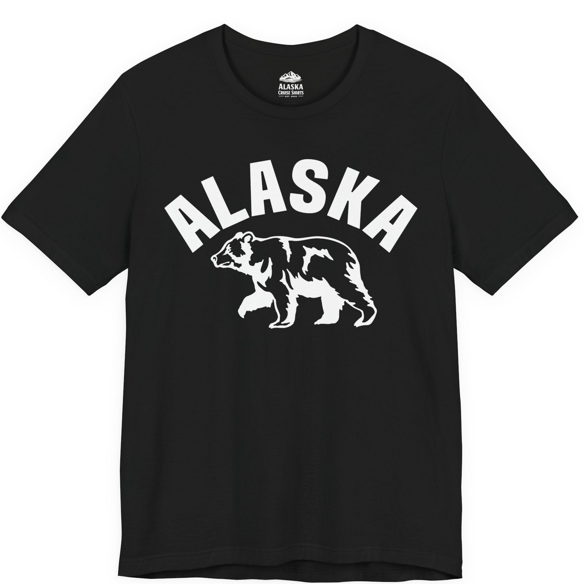 Alaska Bear Silhouette Wildlife Shirt Premium T-Shirt – Alaska Cruise Shirts